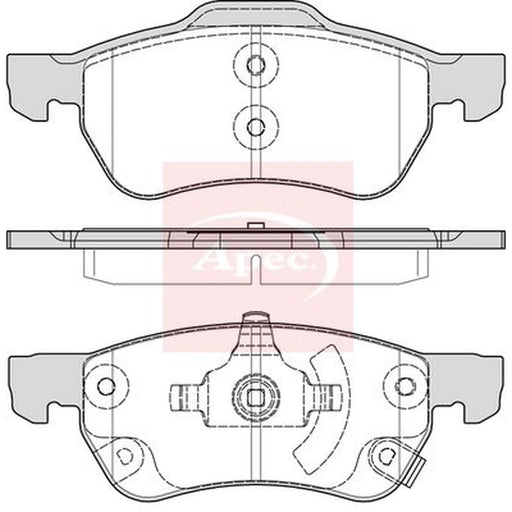 Apec Front Brake Pad Set PAD2368