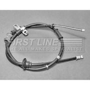 First Line Handbrake Cable Right Rear fits Mitsubishi Colt 1988-1992 1.3 1.5