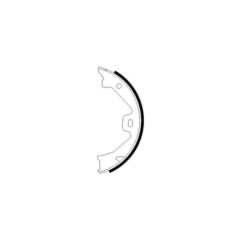 Mintex Parking Brake Shoe Set fits MG Zt 2001-2005 1.8 2.0