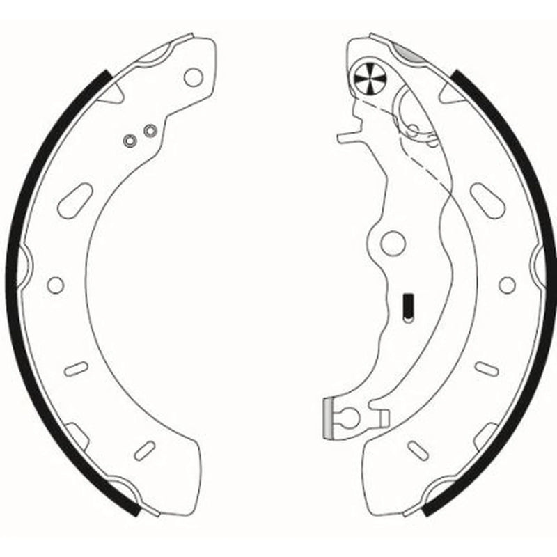 Mintex Brake Shoe Set Axle Kit fits Ford B-Max 2012-2017 1.0 1.4 1.5 1.6