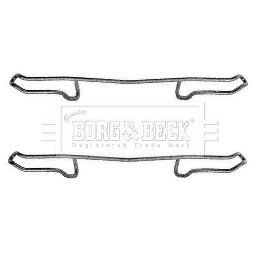 Borg & Beck Brake Pad Accessory Fitting Kit Front BBK1179