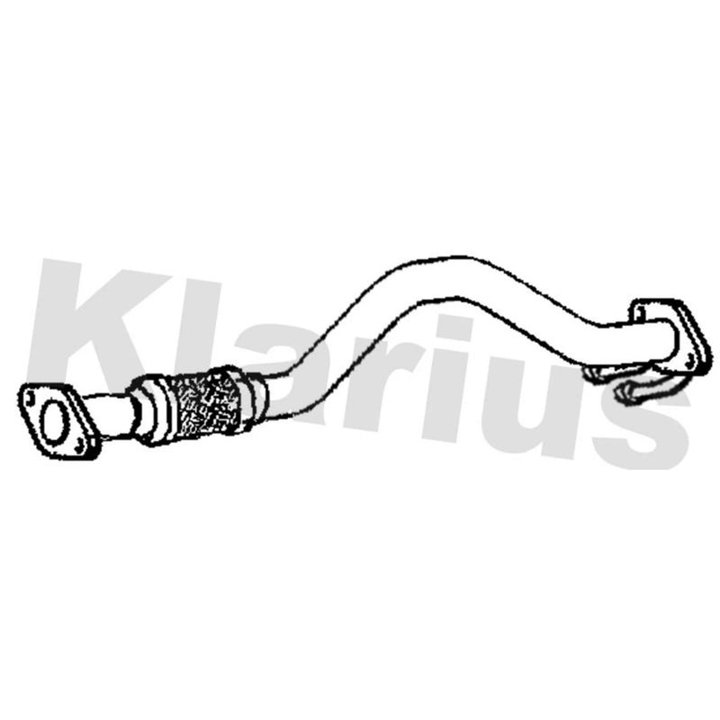 Klarius Exhaust Pipe OD fits VW Passat B6 2007-2010 1.4
