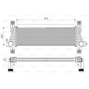 Valeo Intercooler (Charge Air Cooler) 818352