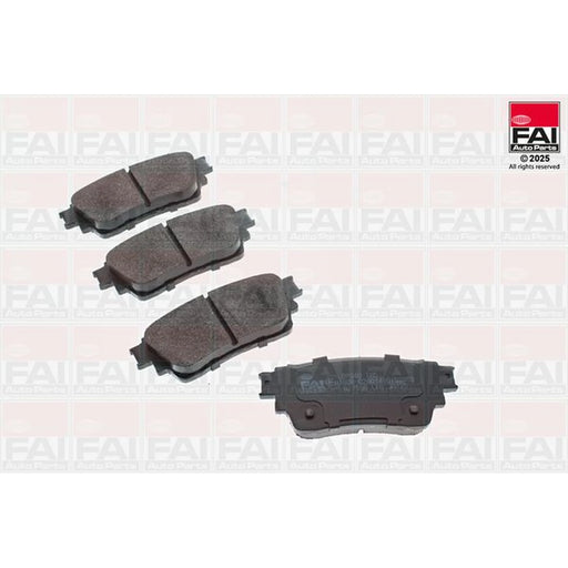 FAI Rear Brake Pad Set fits Mitsubishi Eclipse Cross 2017 on 1.5