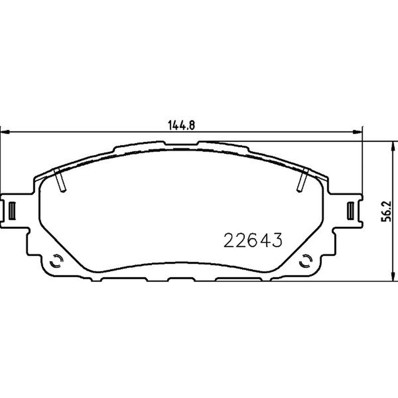 DON Brake Pad Set
