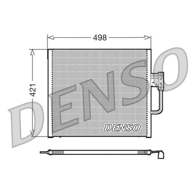 Denso Air Conditioning Condenser fits BMW 3 1995-1999