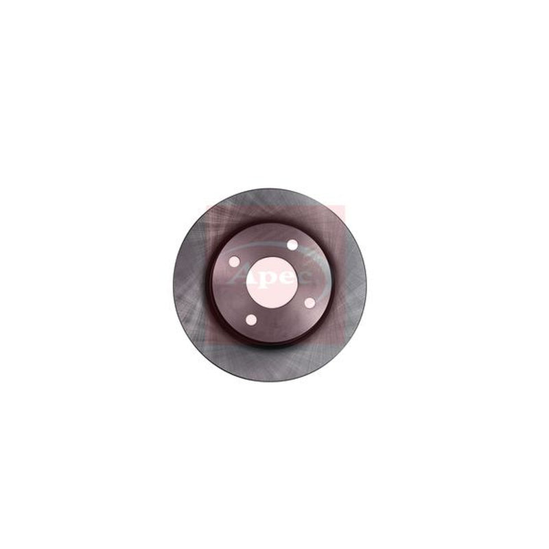 Apec 2 x Solid Brake Discs fits Nissan Micra II 1992-2003 1.0 1.3 1.4
