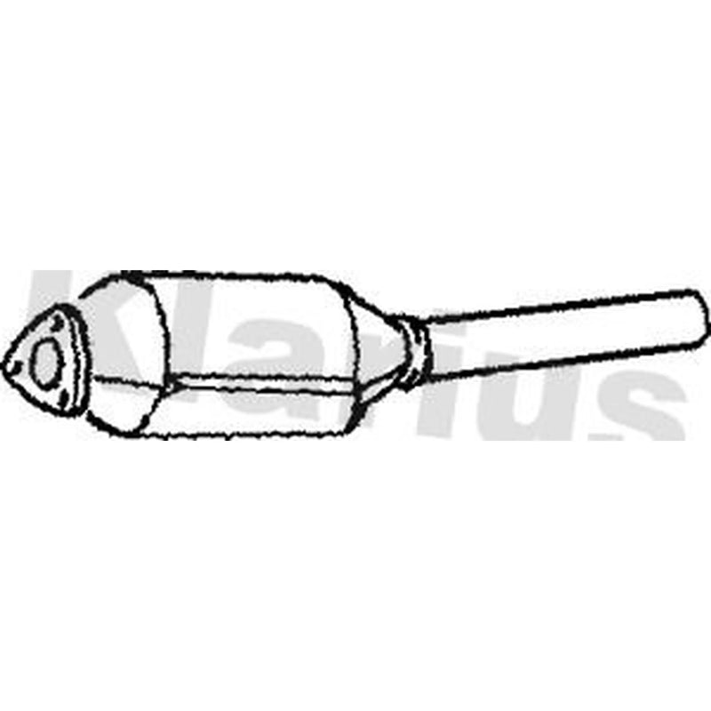 Klarius Catalyst Non Type Approved Centre 370155 8D0131089AX 370155
