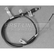 First Line Handbrake Cable Left Rear fits Hyundai Accent III 2005-2010