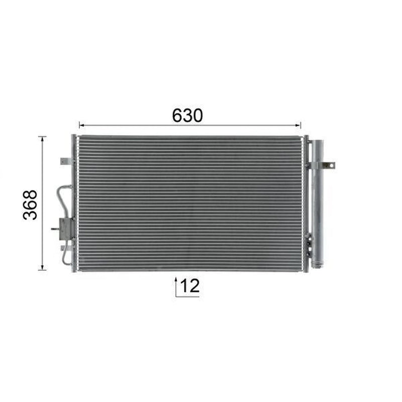 Mahle Air Conditioning Condenser fits Chevrolet Bolt 2016 on