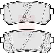 Apec Rear Brake Solid Discs & Pads fits Hyundai Kona 2017-2023 1.0 1.6