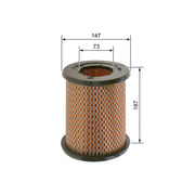 Bosch Engine Air Filter fits Nissan Pick Up 1998-2005 2.5