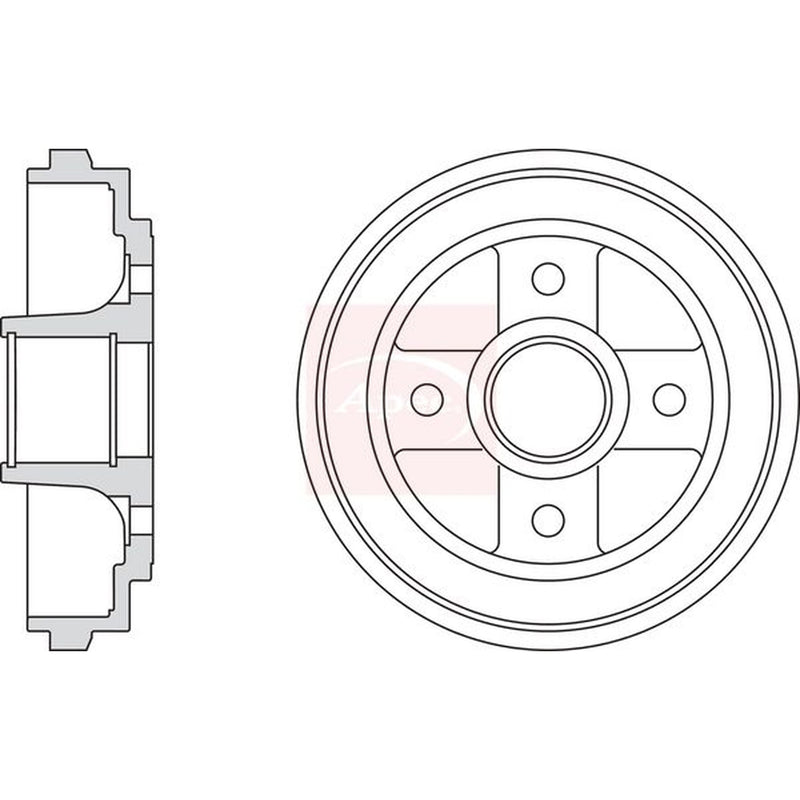 Apec Brake Drum Assembly Rear fits Suzuki Ignis II 2003 on 1.3 1.5
