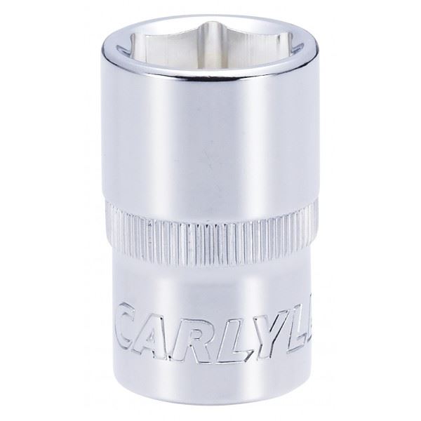 Carlyle Tools Socket - Shallow - Metric Standard - 1/2In. Dr - 17 mm - image 1