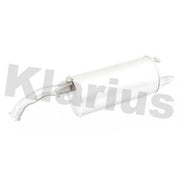 Klarius Box With Tail Pipe Rear fits Toyota Yaris/Vitz 2001-2005 1.4