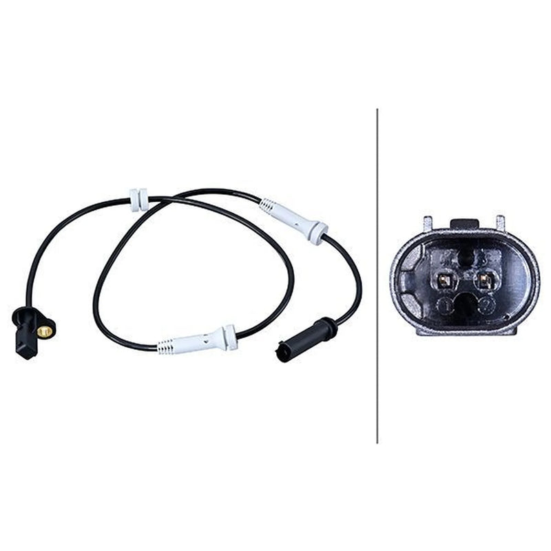 Hella ABS Wheel Speed Sensor Front fits BMW 5 2016-2023