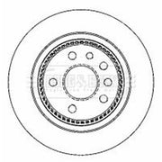 Borg & Beck Front & Rear Brake Discs & Pads fits Saab 9-5 2006-2009 1.9