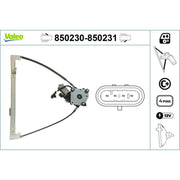 Valeo Electric Window Regulator Lifter Right Front 850231