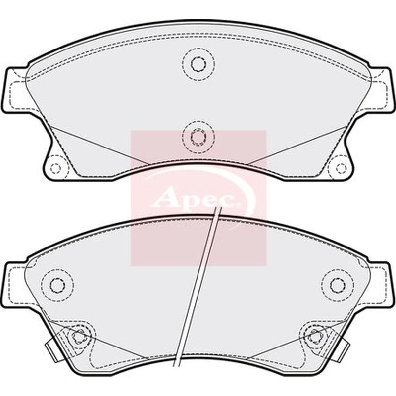 Apec Front Brake Pad Set PAD1771