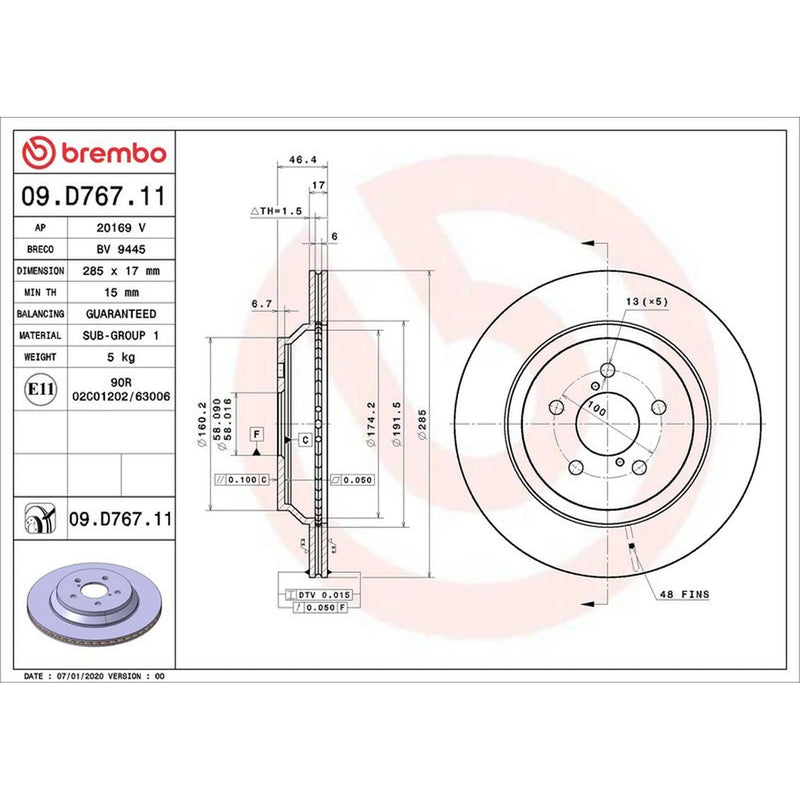 Brembo Front & Rear Brake Discs & Pads fits Subaru Impreza 2016-2017 1.6 2.0