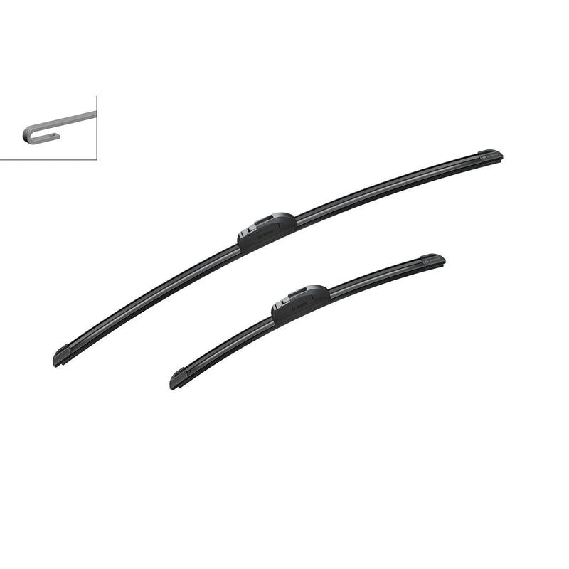 Bosch Aerotwin Front Wiper Blade Set 650mm + 340mm — AR140S fits Fiat Sedici