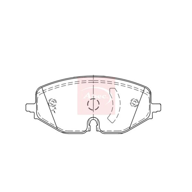 Apec Front Brake Pad Set PAD2334