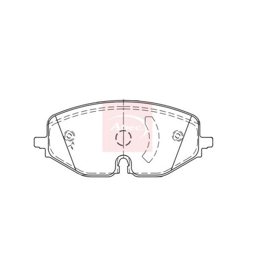 Apec Front Brake Pad Set PAD2334