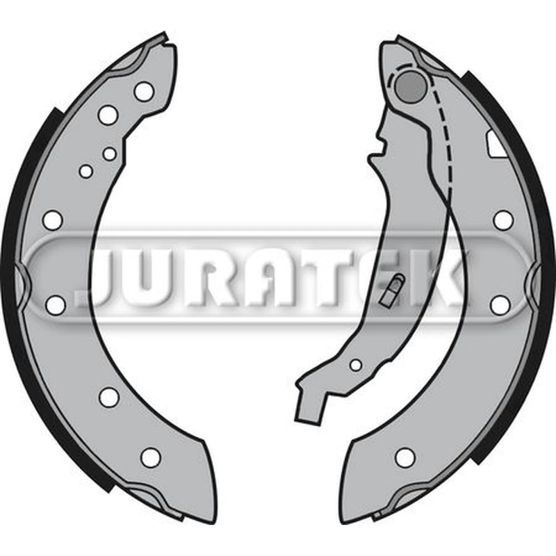 Juratek Brake Shoe Set Axle Kit Rear fits Citroën Saxo 1996-2004