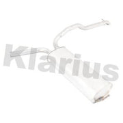 Klarius Box With Tail Pipe Rear fits Nissan Primastar 2001-2002 1.9
