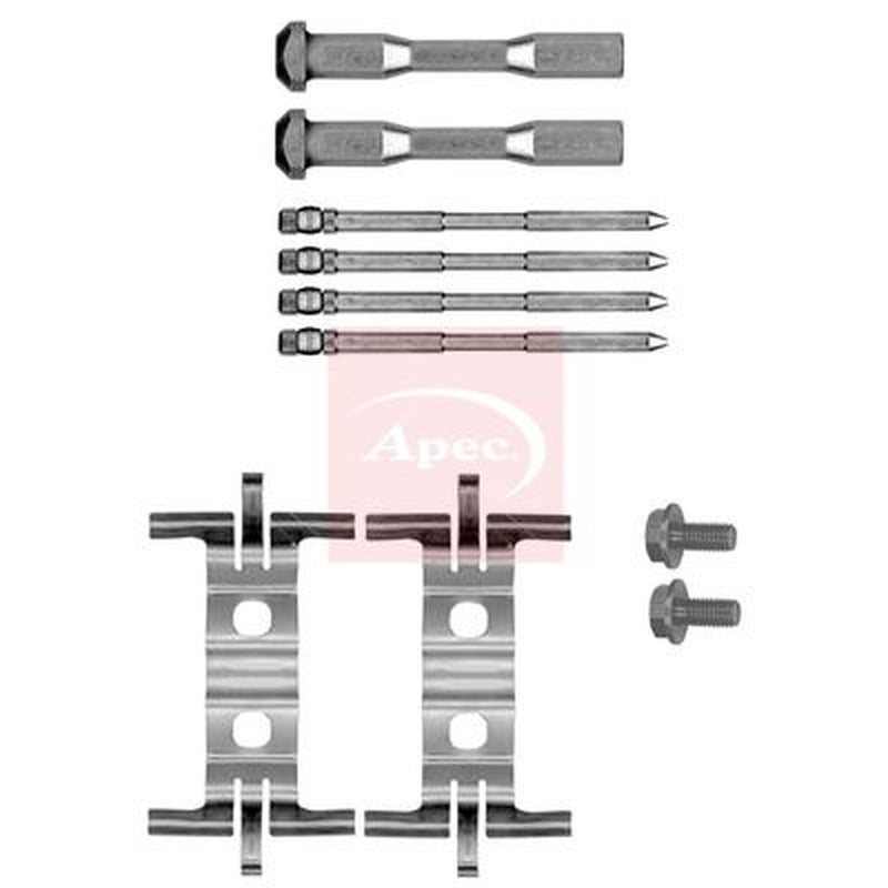 Apec Brake Pad Accessory Fitting Kit Front fits Ford Focus III 2015-2018 2.3