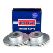 Borg & Beck Front Brake Vented Discs & Pads fits BMW 3 2004-2013