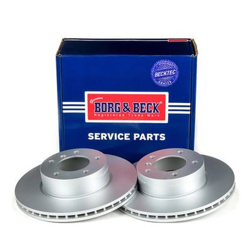 Borg & Beck Front Brake Vented Discs & Pads fits BMW 3 2004-2013