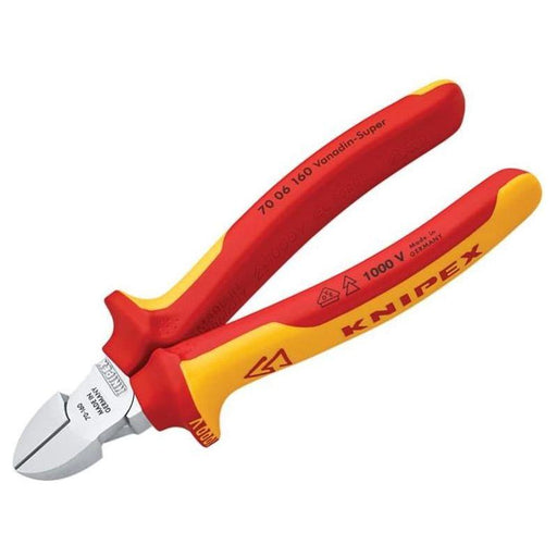 Knipex VDE Diagonal Cutter 160mm Knipex - NN4 Online