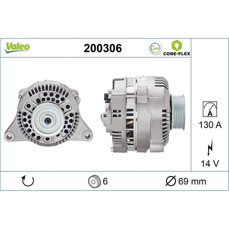 Valeo Car Alternator 12V 200306