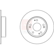 Apec 2 x Solid Rear Brake Discs SDK6582-x2