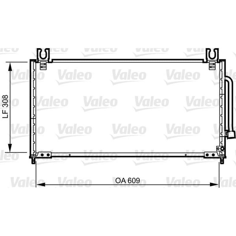 Valeo Air Conditioning Condenser 814257