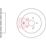 Apec 2 x Vented Brake Discs fits Suzuki Grand Vitara II 2005-2015 1.9 2.0 2.4