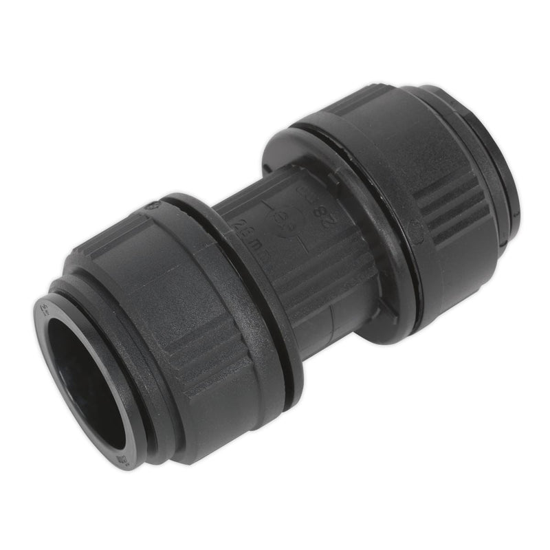 Sealey Straight Connector28mm Pack of 5 (John Guest Speedfitï PM0428E) Sealey - Dynamic Drive