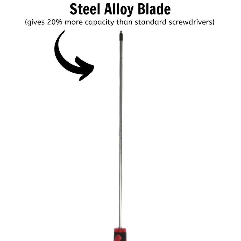 Teng Tools PZ Screwdriver PZ2 x 100mm L Hex Shaft Teng Tools - Dynamic Drive