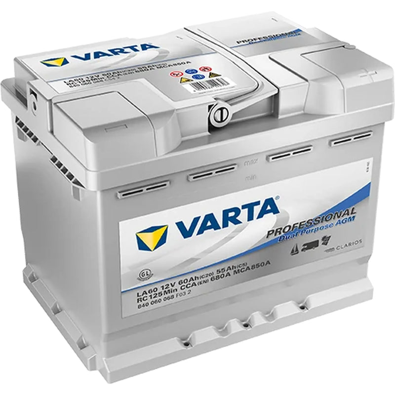 Platinum International Varta AGM 60A Leisure & Starter Battery