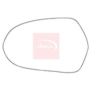 Apec Exterior Wing Mirror Glass Left fits Audi A3 2011-2012