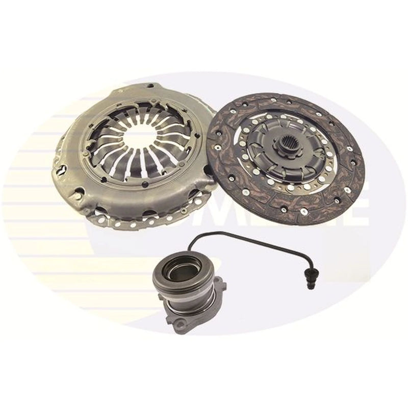Comline Clutch Kit Set 3pc fits Opel Astra H 2004-2010 1.7 2.0