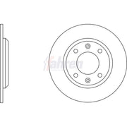 Fahren Front & Rear Brake Discs & Pads fits Peugeot 306 1997-2001 2.0