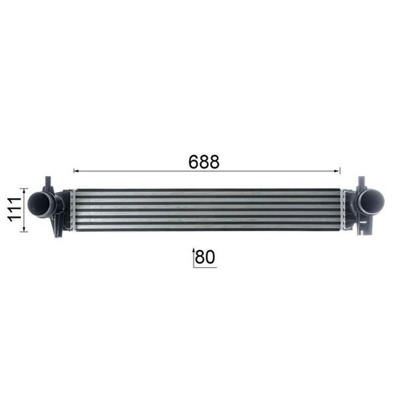 Mahle Intercooler (Charge Air Cooler) fits Audi A1 2014-2018