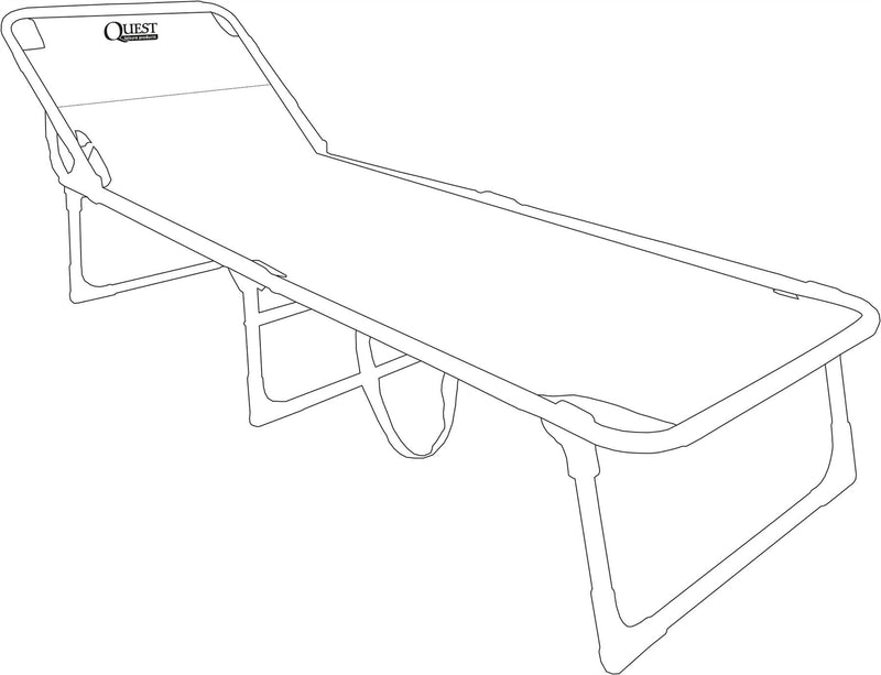 Quest Winchester Folding Sun Lounger Quest - Dynamic Drive