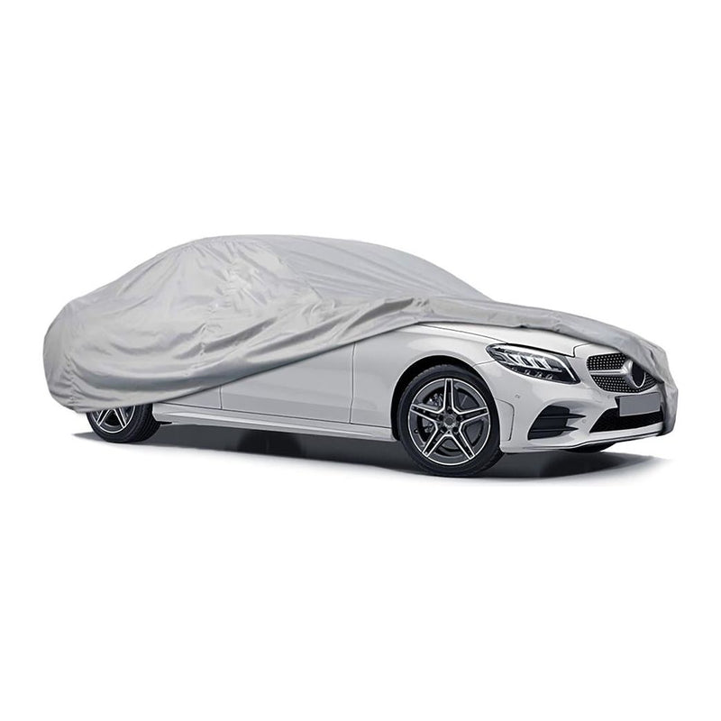 Car Cover UV Protection Waterproof Breathable Medium Size L Universal Grey New Zekker  - Dynamic Drive