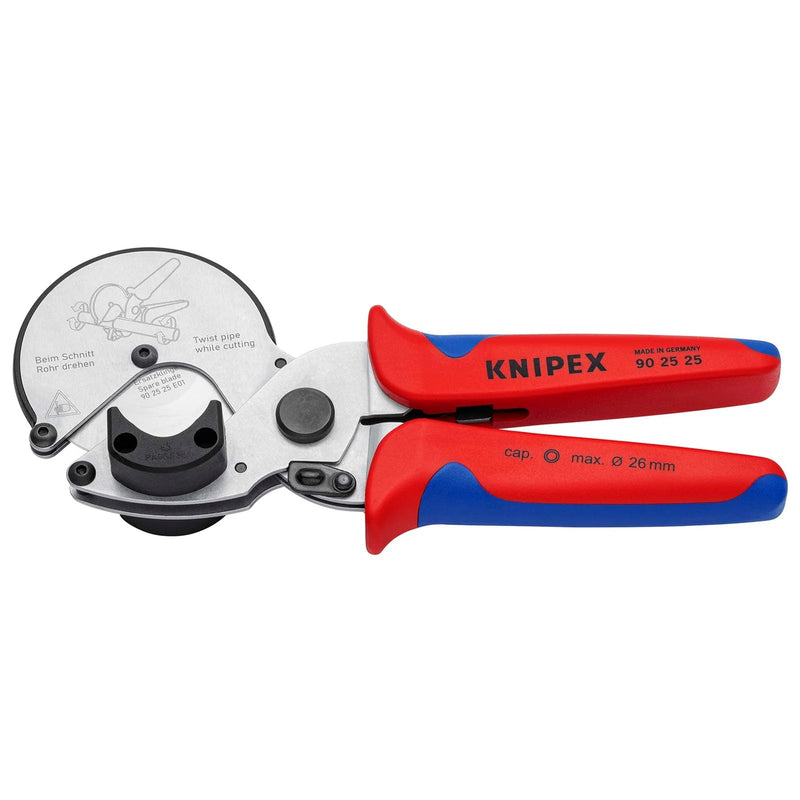 KNIPEX 90 25 25 Pipe Cutter For Composite and Plastic Pipes, 210mm - 90 25 25 - image 1