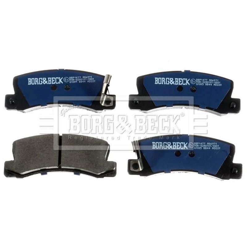 Borg & Beck Front & Rear Brake Discs & Pads fits Toyota Celica 1988-1989 2.0