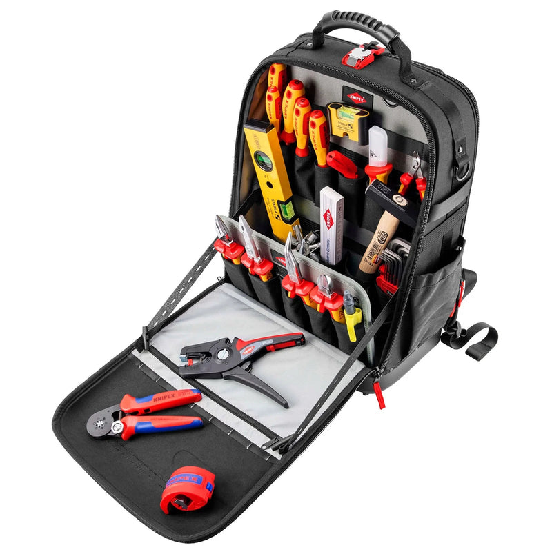 KNIPEX 00 21 50 E Tool Backpack Modular X18 Electric, 22 parts, 530mm - image 1