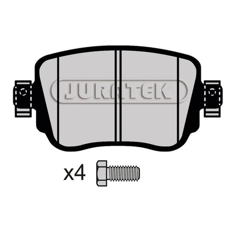 Juratek Front & Rear Pads fits Audi A1 2014-2018